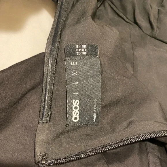 ASOS luxe pleated off shoulder cotton poplin skater dress - Picture 9 of 10